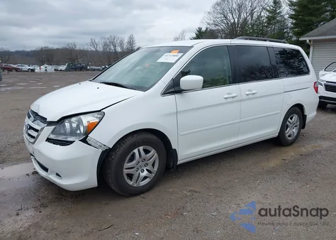 2007 Honda Odyssey Ex z USA, uszkodzony, nr VIN 5FNRL38487B095443